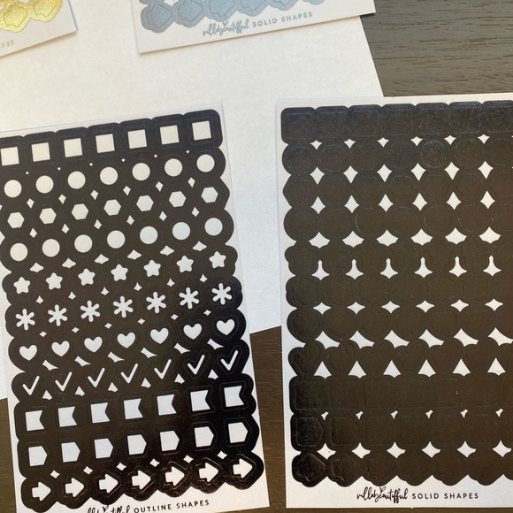 Villabeautifful Foiled Washi Stickers - Picture 1 of 7